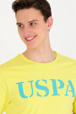 U. S. Polo Assn Мужская футболка Citron Basic с круглым вырезом - U.s. polo assn фото 8