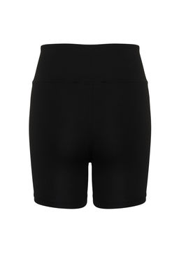 TRENDYOLMILLA Siyah Toparlay?c? Kruvaze Bel Detayl? Orme Spor Sort/K?sa Tayt TWOSS21SR0714  фото 8