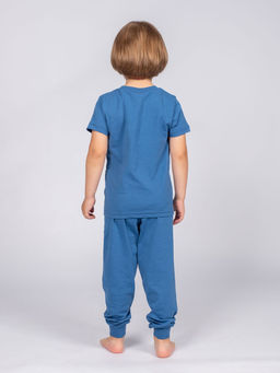 Пижама для мальчика (футболка+брюки) 92247 Индиго* 720 Lets go - Let's go фото 3