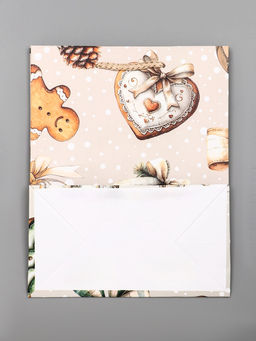 Цена за 2 шт. Пакет подарочный новогодний ламинированный, «Дед Мороз в лесу», 18×10×22.3 см