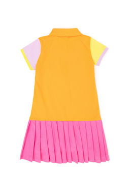 K_z _ocuk Turuncu _rme Elbise