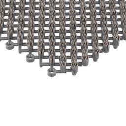 Коврик ТРАВКА 42*56см, черно-серый