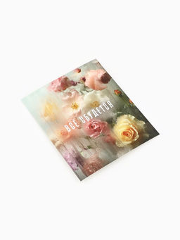 Открытки-мини в коробке со скрепками Цветы, набор 35 штук, 8?10 см