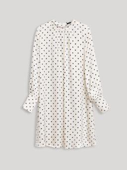 Платье со сборкой по горловине - Emka фото 6