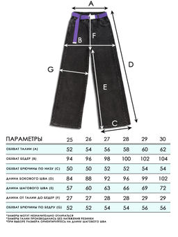 Джинсы-трубы утеплённые для девочек - Синий мир фото 2