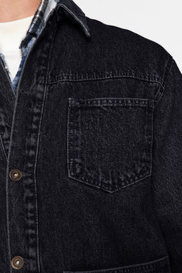 TRENDYOL MAN Orta Mavi %100 Pamuk Regular Fit Denim Kot Ceket TMNAW24CE00004 - Trendyolmilla фото 8