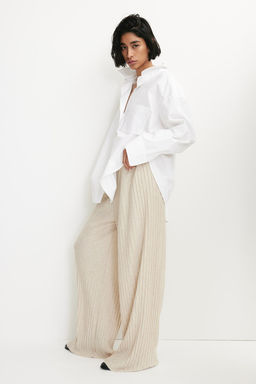 Pantalon en punto trenzado