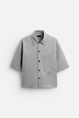 BOXY FIT OVERSHIRT WITH POCKET - Zara фото 22