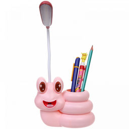 Цена за 2 шт. Настольная лампа "Sweet - Улиточка" 30*12*7 см LED с подстаканником, USB 0.6-3W, Розовый