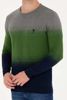 U. S. Polo Assn / Мужской темно-синий свитер - U.s. polo assn фото 13