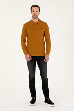 U. S. Polo Assn / Мужской базовый свитшот кокосового цвета - U.s. polo assn фото 4