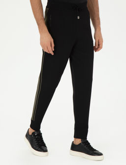 Черные спортивные брюки из трикотажа - Cacharel фото 2