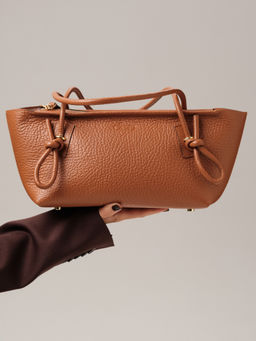 Кожаная сумка Linda DBR 31340 коричневый камень  фото 5