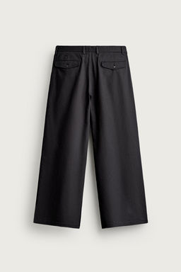 PANTAL?N RELAXED FIT PLIEGUES / ?ndigo - Zara фото 5