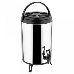 НЕСОРТ 110571 Термос из нержавеющей стали 13,5л, д27,5см h43-49см, кран, крышка и ручка пластмассовые, складные пластмассовые ножки, в подарочной коробке (Китай) мятая коробка. Товар возврату и обмену не подлежит.