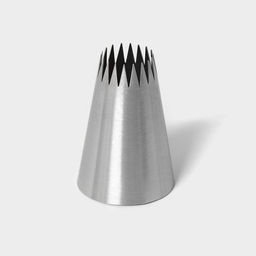 Цена за 20 шт. Насадка кондитерская Французская звезда, d=3.4 см, выход 1.7 см, нержавеющая сталь