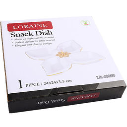 60050 Менажница фарфор 4 секц 25х25х4 LR (х12) - Mayer&boch фото 3