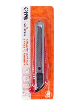 Нож канцелярский с лезвием 18 мм, с металлическими направляющими, с фиксатором, МИКС - Calligrata фото 10