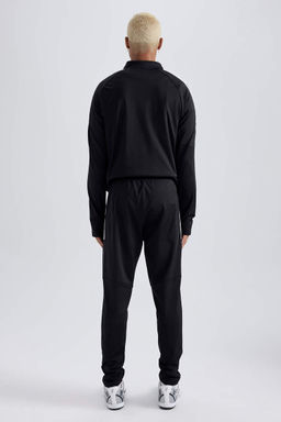 DeFactoFit Облегающие спортивные штаны для бега со стандартными штанинами и двойными карманами, тканевые спортивные штаны для бега для дайвинга  фото 7