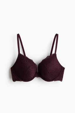 Sujetador push-up de encaje