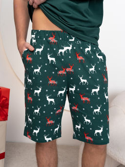 Мужская новогодняя пижама из 100% хлопка - Binita фото 10