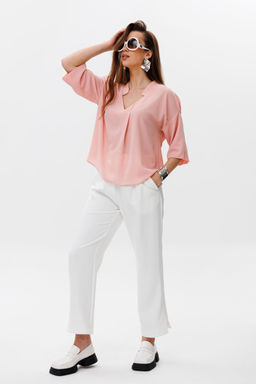 Костюм NIKVA н495 пудра+молоко  фото 4