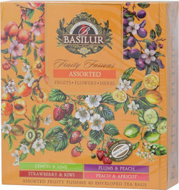 BASILUR. Inspiration. Ассорти (оранжевая) карт.упаковка, 40 пак.