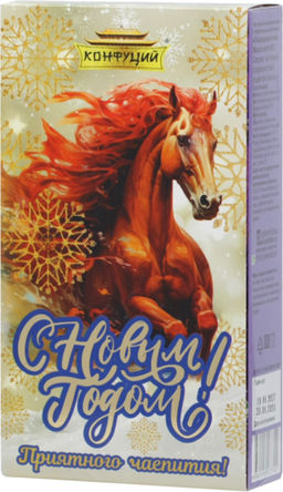 Конфуций. Новый год. Чаепитие. Клубника и сливки 70 гр. карт.упаковка