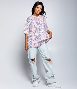 Футболка #КТ682 (1), пудровый - Dommod фото 4