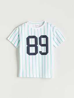 Bisiklet Yaka Erkek ?ocuk ?ortlu Pijama Tak?m?