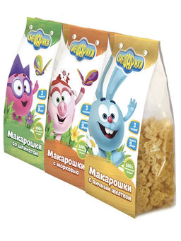 Смешарики Макарошки с Морковью 250гр.