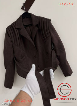 Замшевая женская куртка - Bruno фото 3