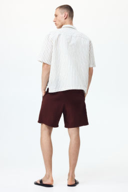 Pantal?n corto texturizado Relaxed Fit - H&m фото 6
