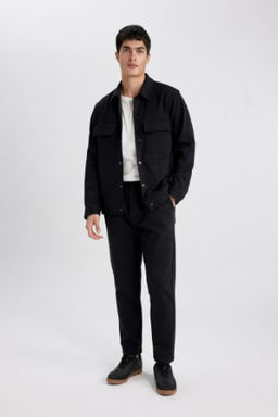 Yazl?k Jogger Pantolon Relax Fit Rahat Kesim Duz Paca Cepli Beli Bagc?kl?