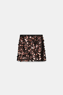 SEQUIN MINI SKIRT - Zara фото 8