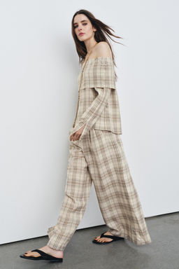 CHECK TROUSERS ZW COLLECTION - Zara фото 19