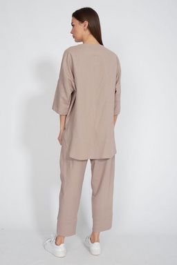 Льняная рубашка 4081 - Kivviwear фото 3