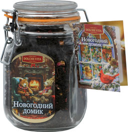 Dolche Vita. Новый год. В стекле. Новогодний домик 125 гр. стекл.банка