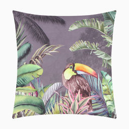 Наволочка декоративная Этель Toucan 45х45см, полиэстер, велюр