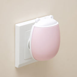 Ночник «Ушки» LED 1 Вт бело-розовый 7×5×8 см RISALUX