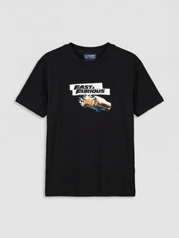 Fast & Furious Bask?l? Erkek ?ocuk Ti??rt