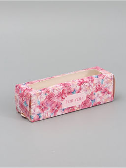 Цена за 5 шт. Коробка подарочная для макарун «Для тебя», 18×5.5×5.5 см