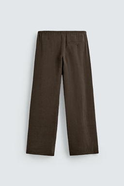 RELAXED FIT FLOWING TROUSERS - Zara фото 18