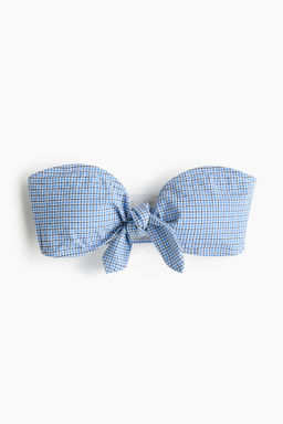 Top de bikini bandeau con relleno
