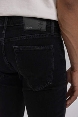 Pedro Slim Fit Джинсовые брюки узкого кроя с нормальной талией и узкими штанинами - Defacto фото 6