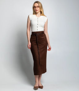 Юбка #КТ335 (1), шоколадный