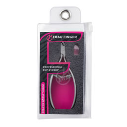 Frau Finger Кусачки маникюрные для кутикулы / Professional FNP-210/6DP, спиральная пружина, ручная заточка, 6 мм
