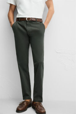 SKINNY FIT CHINO TROUSERS - Zara фото 24
