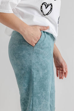 Брюки женские 102/25/Бирюзовый варёнка