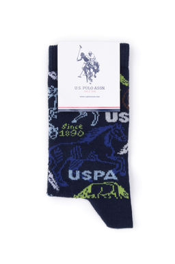 Носки темно-синего цвета для мальчика Неожиданная скидка в корзине - U.s. polo assn фото 4
